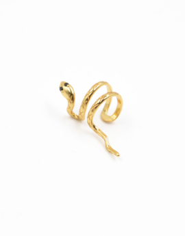 Ear cuff snake dorado