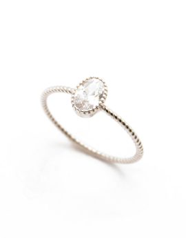 Anillo Isabella plata