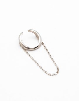Ear cuff Cadena plata