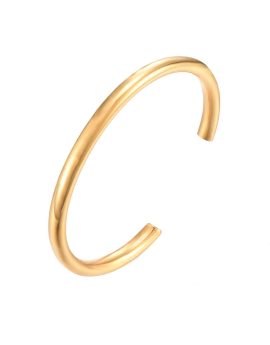 Brazalete rigido dorado