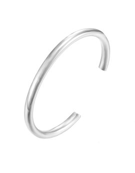 Brazalete rígido plata