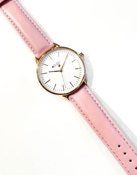 Reloj Insignia piel rosa