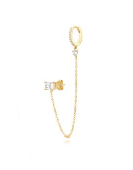 criolla cadena circonita dorada