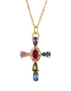 Collar cruz princes confetti