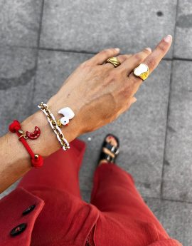 Pulsera eslabones con patito