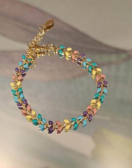 Pulsera Grecia pastel