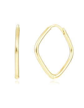 Aro rombo fino dorado