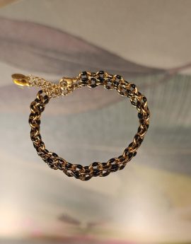 Pulsera pastel negra