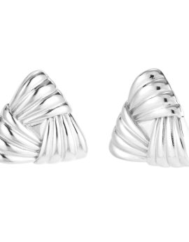 Pendiente triángulo plata