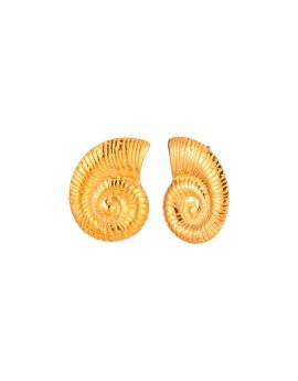 Pendiente fosil caracola