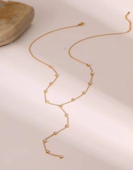 Collar largo brillos