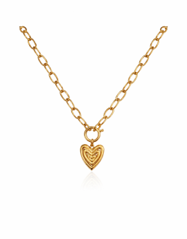 Collar reasa corazon