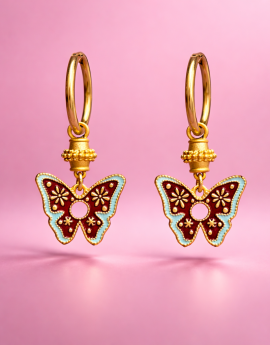 Pendiente Talisman mariposa